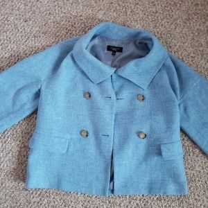 Talbots LIght Blue Wool Jacket